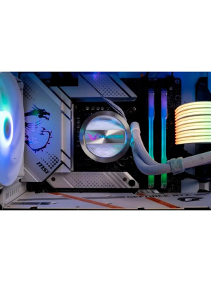 ������� �������� ���������� Valkyrie Dragonfang 240 White / 2x120mm ARGB fans, 800-2150RPM, 80CFM, 29dBA, 250W TDP / HW GL240W