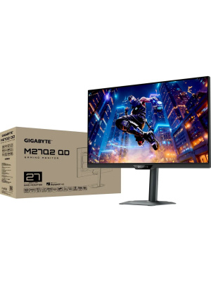 ������� Gigabyte M27Q2 EK 27" Black {IPS 2560x1440 200Hz 1ms 350cd 1000:1 178/178 3xUSB3.2 USB Type-C 2xHDMI 2.0 DisplayPort 1.4 HAS}