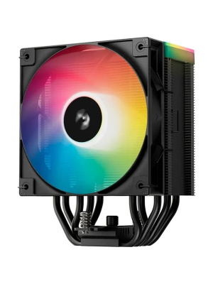 ����� DEEPCOOL AG500 BK ARGB V2 LGA1700/1200/115X/AM5/AM4 (TDP 240W, PWM, ARGB Fan 120mm, 5 ����. ������) RET