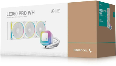������� �������� ���������� DeepCool LE360 Pro, 4-pin, ARGB, 120��, �����, retail (R-LE360PRO-WHAMMC-G-1)