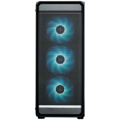 ������ XASTRA  A403 4ARGB Black ATX/Mesh/ tempered glass / 4x120mm ARGB PWM fans/ A403-4FC12A