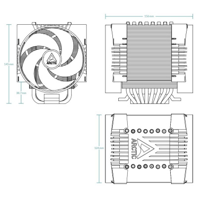 ����� ��� ���������� Arctic Cooling Freezer 4U-M Rev. 2 (ACFRE00133B)