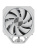 ����� upHere UP1T4 White / 4HPx6mm, 230W TDP, single tower, 1x120mm fan, 600-1650RPM, 68 CFM, 25dBA / UP1T4