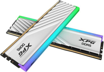 ����������� ������ 32Gb DDR5 6000MHz ADATA XPG RGB Lancer Blade White (AX5U6000C3016G-DTLABRWH) (2x16Gb KIT)