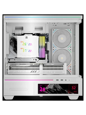 ����� Thermalright Royal Knight 120 Digital White LGA115X/1200/1700/1851/2011/2066/ AM4/AM5 (2x120mm PWM Fan, ������ ���������, 6 ����. ������ 6��) / TRRK120DW