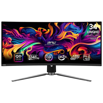 ������� 34.18" MSI MPG 341CQPX QD-OLED Black