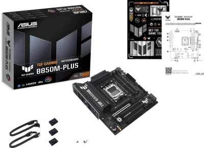 ����������� ����� Asus TUF Gaming B850M-PLUS, SocketAM5, AMD B850, mATX, Ret 90MB1IX0-M0EAY0