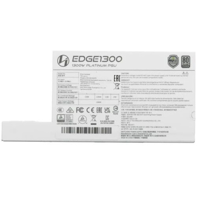 ���� ������� Lian Li EG1300 / White / ATX 3.1, 1300W, 80 PLUS Platinum, PCIe 5.1, APFC, USB HUB, 120mm FDB Fan, Fully Modular / G9P.EG1300.WE00.RU