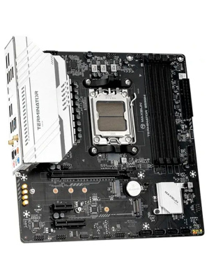 ����������� ����� MAXSUN MS-Terminator B650M (Socket AM5, mATX, 4*DDR5(192Gb), DP/HDMI, 4*SATA3, 2*M.2, 1*PCIEx16/1*PCIEx4/1*PCIEx1, 2*USB 2.0, 4*USB 3.2, LAN 1*2.5G, RTL)