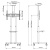 Подставка для телевизора Arm Media PT-STAND-8 черный 32"-80" макс.50кг напольный фиксированный Подставка для телевизора Arm Media PT-STAND-8 черный 32"-80" макс.50кг напольный фиксированный