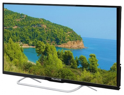 ��-��������� Polarline ��������� 43", ���������� Full HD (1920x1080), 50 ��, ��������� DVB-T2, 3xHDMI, 2xUSB