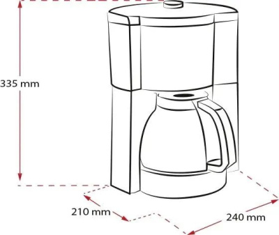 ��������� Melitta Look V Therm Timer Black Filter, ���������, ������ / ����������� ����� 1025-18