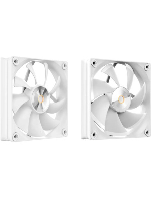 ����� Ocypus Iota A40 WH Dual Fan (220W, 4-pin PWM, LED temp., 156.7mm, Al/Cu, 4x6mm, 2x120mm, 77CFM, 29dBA, 2000RPM, S: 1851/1700/1200/115X, AM5/AM4, white)