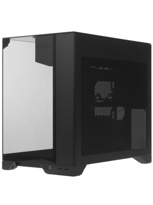 ������ Lian Li O11 Vision-M / Black / 1 x 140mm PWM Fan / Mini-Tower, TG / G99.O11VMX.R0