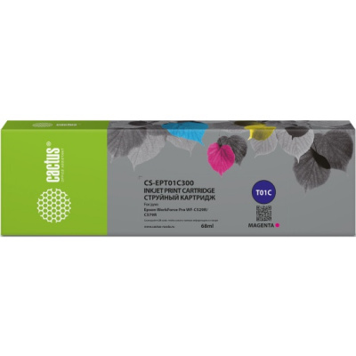 �������� �������� Cactus CS-EPT01C300 T01C ��������� (68��) ��� Epson WF Pro WF-C529RDTW/C579RD2TWF/C579RDTWF Pro