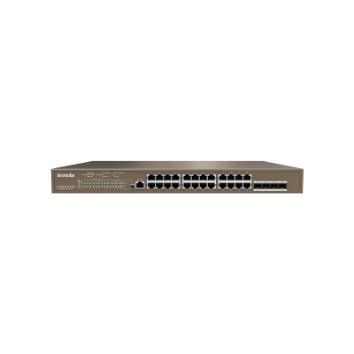 ���������� TENDA TEG5328P-24-410W 24PORT 1000M POE 4SFP