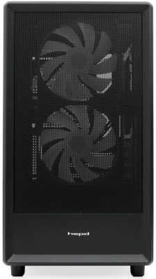 ������ �� ��� ����� ������� HSPD M310, Mesh Mini-tower, Black M310-TGBK-ARGB