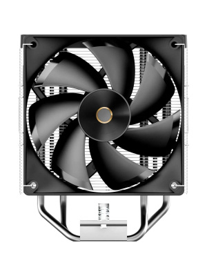 ����� Ocypus Delta A40 Elite BK (220W, 4-pin PWM, 156.7mm, Al/Cu, 4x6mm, 1x120mm, 73CFM, 29dBA, 2000RPM, S: 1851/1700/1200/115X, AM5/AM4, black)