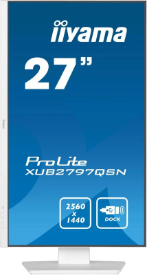 ������� Iiyama 27" ProLite XUB2797QSN-W2 2560x1440 100Hz IPS LED �����