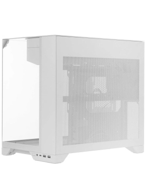 ������ Lian Li O11 Vision-M / White / 1 x 140mm PWM Fan / Mini-Tower, TG / G99.O11VMW.R0