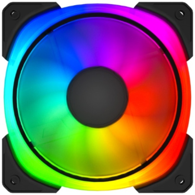 ���������� ��� ������� Powercase M21-12 ARGB Black, Bulk