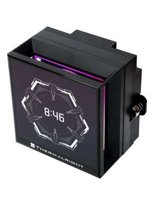 ������� �������� ���������� Thermalright Hyper Vision 360 ARGB Soc-AM5/AM4/1151/1200/2066/2011/1700 ������ 4-pin 29.6dB Al LCD Ret (H-VISION-360-BL-ARGB)