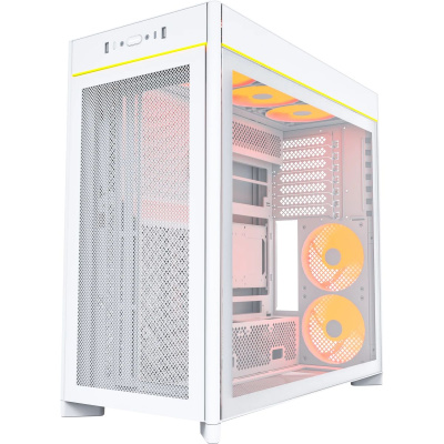 ������ Montech HS01 PRO White / ATX / 5x120mm ARGB fans & hub / HS01 PRO (W)