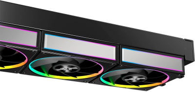 ������� �������� ���������� ID-Cooling DL360 Max ARGB Soc-AM5/AM4/1200/1700/1851 ������ 4-pin 14-31.2dB Al+Cu LCD 350W Ret