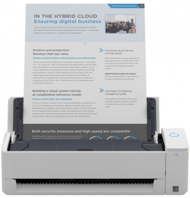 ������ Fujitsu ScanSnap iX1300 ��������� ������, ������ ���� CIS, ������ A4, ��������� USB 3.0, ���������� 600dpi, ������������ ���������� ����������