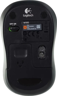 ���� ������������ Logitech M185 blue(USB, ����������, 1000dpi) (910-002632)