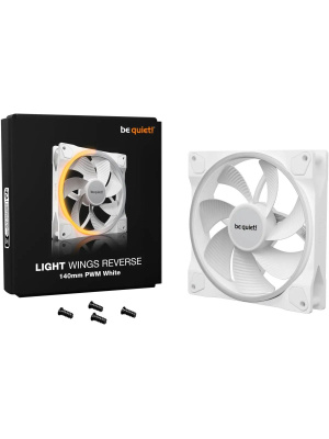 ����� ��� ������� be quiet! LIGHT WINGS 140mm PWM Reverse White (140x140x25mm, 4-pin PWM, ARGB, 51.4CFM, 25.5dBA, 1300RPM, White)