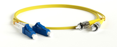  ����-���� ���������-���������� (����) Hyperline FC-D2-9-LC/UR-ST/UR-H-3M-LSZH-YL SM 9/125 (OS2), LC/UPC-ST/UPC, 2.0 ��, duplex, LSZH, 3 �