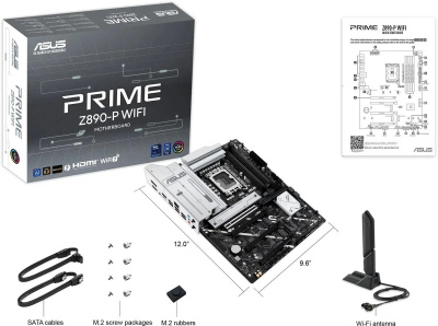 ����������� ����� ASUS PRIME Z890-P WIFI, Socket-1851, Intel Z890, ATX, Ret 90MB1I70-M0EAY0