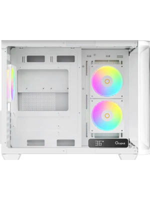 ������ Ocypus Iota C50 WH Curve ARGB Digital, MATX, Type-C*1, USB3.0*2, REAR 1x120mm ARGB, MB SIDE 2x120mm ARGB