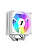 ����� 1STPLAYER CRYO CY12L White / 4HPx6mm, single tower, 1x120mm ARGB fan, 750-1900 RPM, 57.6 CFM, 38.2 dBA / CY12L-WH