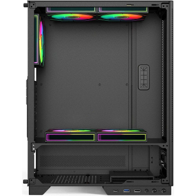 ������ ��� �� ACD Citadel 108DB ATX, Type-C + 2 X USB ports + HD audio combo, Mesh, TG, Black
