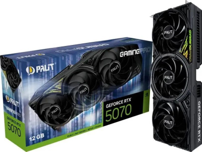 ���������� Palit GeForce RTX 5070 GamingPro 12Gb, GDDR7, Ret NE75070019K9-GB2050A