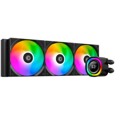 ������� �������� ���������� ID-COOLING FX360 TD, LCD, 4-pin, ARGB, 120��, ������, retail