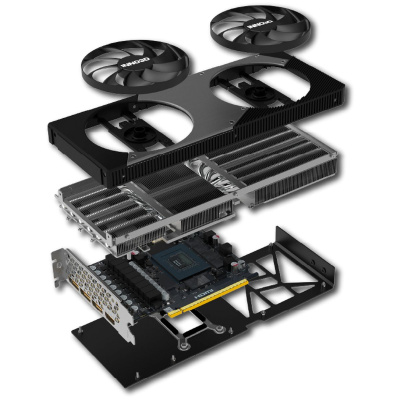 ���������� INNO3D NVIDIA GeForce RTX 5070 X2 12Gb GDDR7 192bit N50702-12D7-195064N RTL