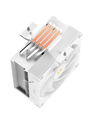 ����� ��� ���������� Ocypus Delta A40 SE WH ARGB (190W, 4-pin PWM, 147mm, Al/Cu, 4x6mm, ARGB, 1x120mm, 60CFM, 31dBA, 1800RPM, S: 1851/1700/1200/115X, AM5/AM4, white)