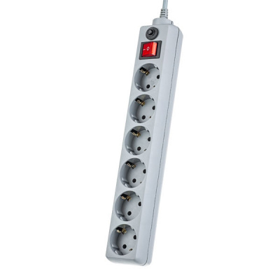 ������� ������ Perfeo "POWER+", 3,0�, 6 �������, ����� (PF-PP-6/3,0-G)