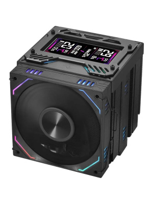 ����� 1STPLAYER F.A.S.T. FT12DSL-6 Black / 6HPx6mm, dual tower, 275W TDP, 2x120mm ARGB fans, 600-2000 RPM, 57.56 CFM, 38.21 dBA / FT12DSL-6-BK