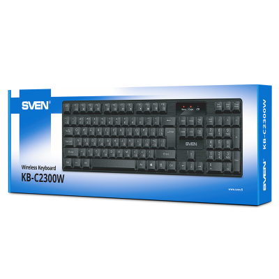 Sven KB-C2300W ������������ ���������� ������ (2.4 ���, USB, 104 ��, 2 � ��)