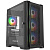 ������ Powercase ������ Powercase ByteFlow Micro Black, Tempered Glass, 4� 120mm ARGB fans, ARGB HUB, ������ CAMBFB-A
