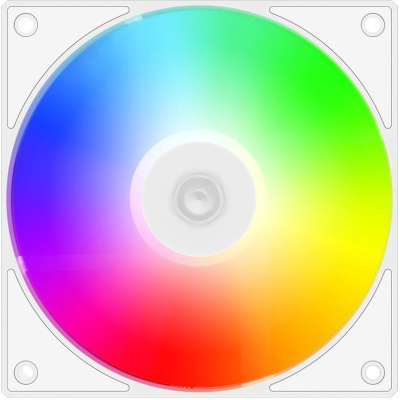 ���������� ��� ������� ID-COOLING AS-120-ARGB-W (120mm, 2000rpm, 58.0 CFM, 27.2 ��, PWM 4-pin, ARGB, white) (AS-120-ARGB-W)