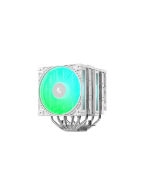 ����� DEEPCOOL AG620 G2 WH ARGB LGA1954/1851/1700/AM5/AM4 (TDP 270W, PWM, DUAL ARGB Fan 120mm, 6 ����. ������, �����) RET