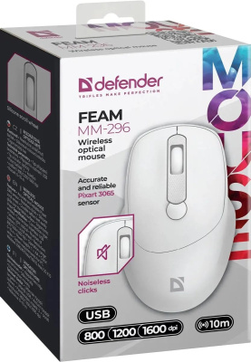 ����� WRL OPTICAL FEAM MM-296 WHITE 52297 DEFENDER