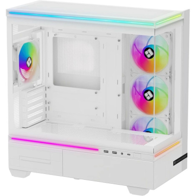 ������ Thermalright M10 White FAN4-C / TG / 4x120mm ARGB PWM Fans / USB TYPE-C / mATX  / TRTLM10WF4C