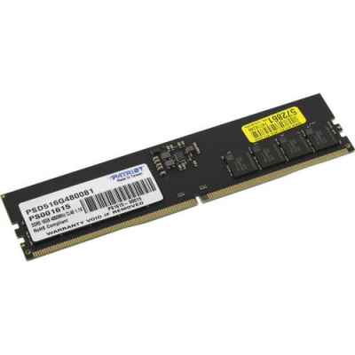 ������ ������ 16GB Patriot PSD516G480081 DDR5, 4800 MT/s, CL40