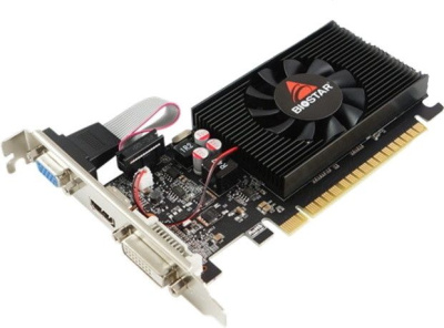 ���������� Biostar NVIDIA GeForce GT 710 GT710-2GB D3 LP 2�� DDR3, Low Profile, Ret